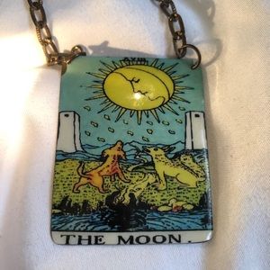 Tarot Card Necklace: THE MOON